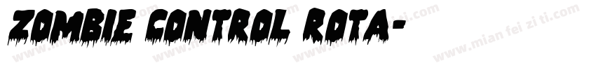Zombie Control Rota字体转换
